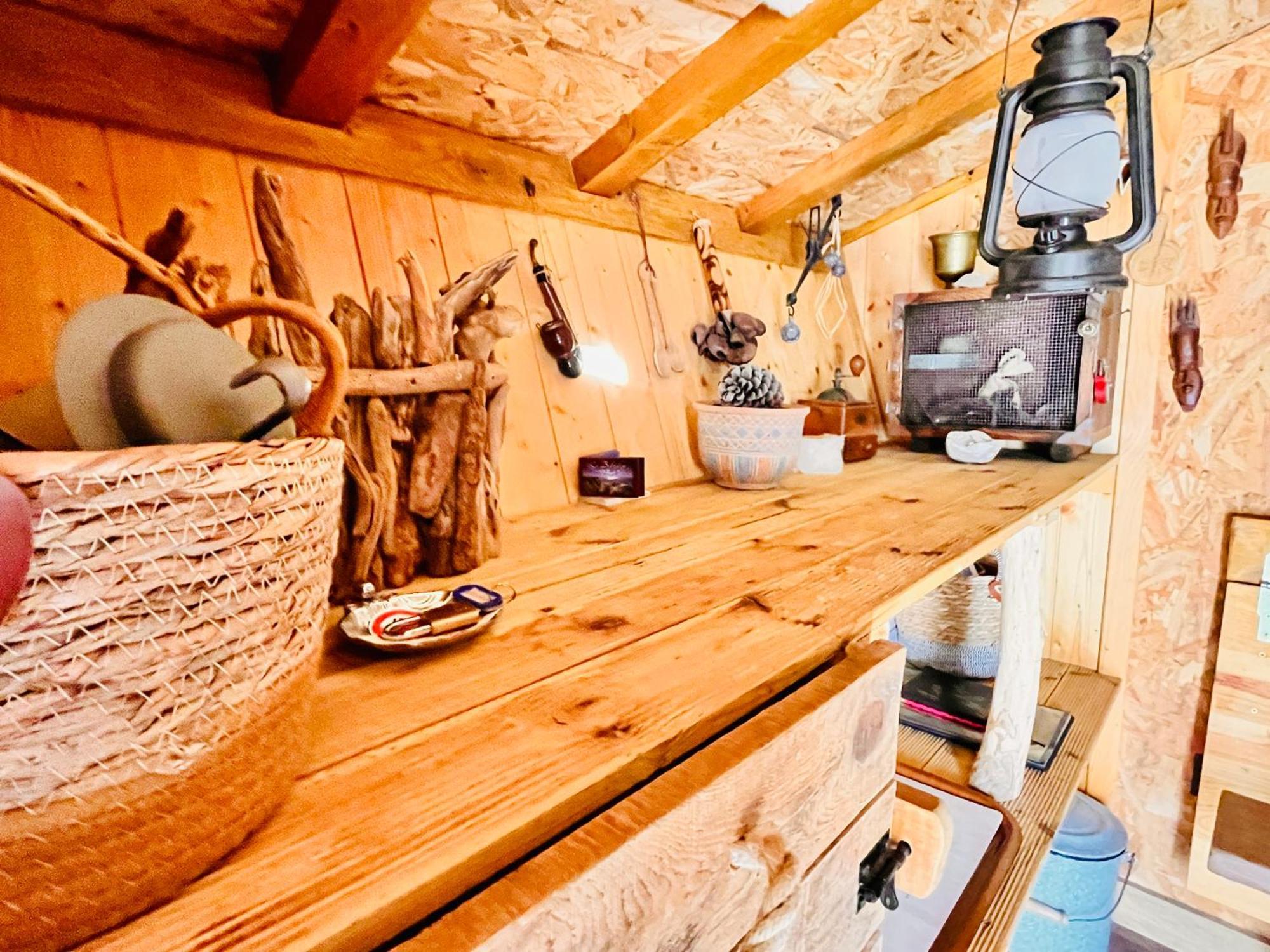 La Cabane Perchee Du Trappeur Ecrainville Bagian luar foto